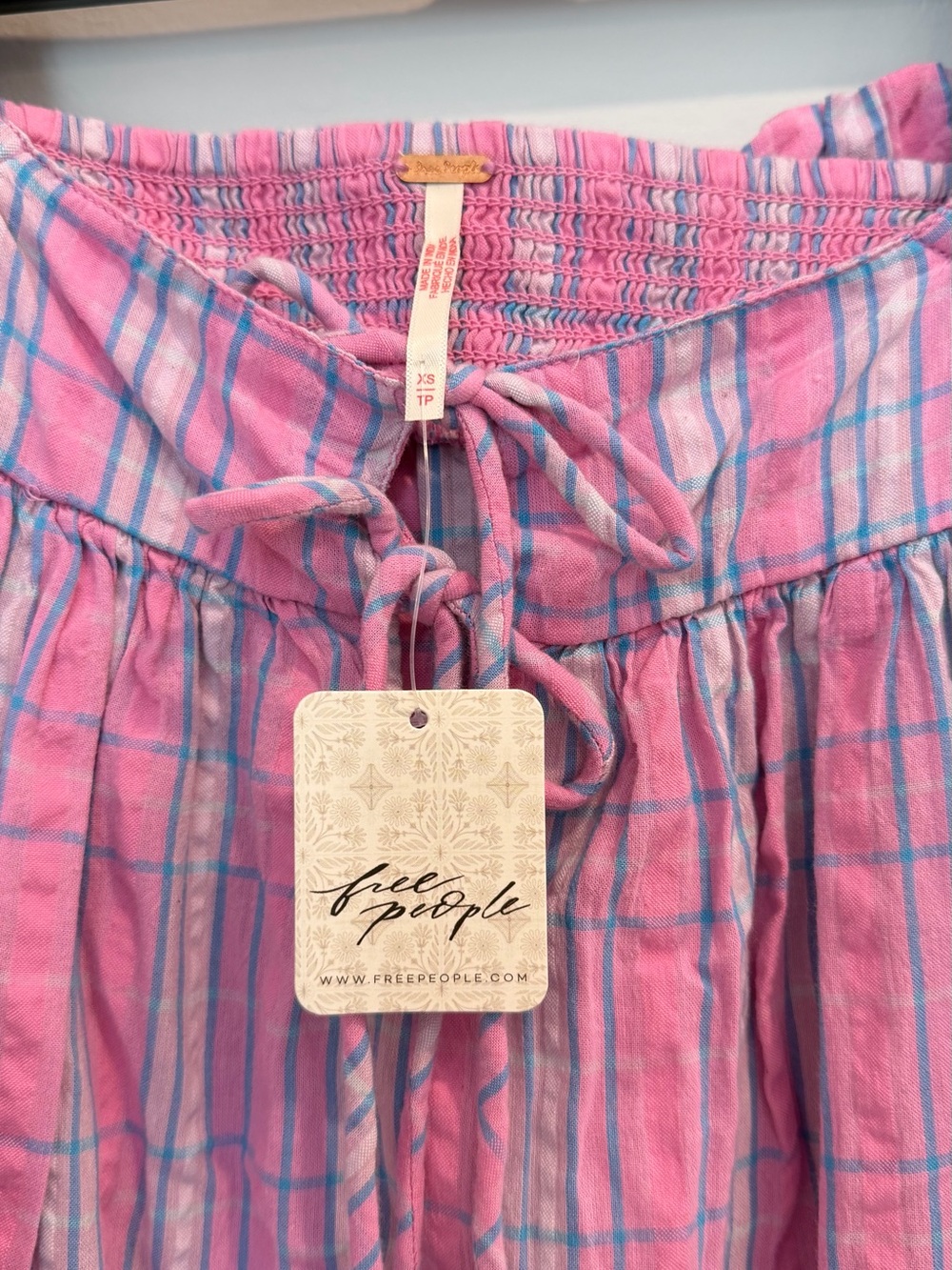 Free People Pink Striped Smocked Set - Picture 8 of 10